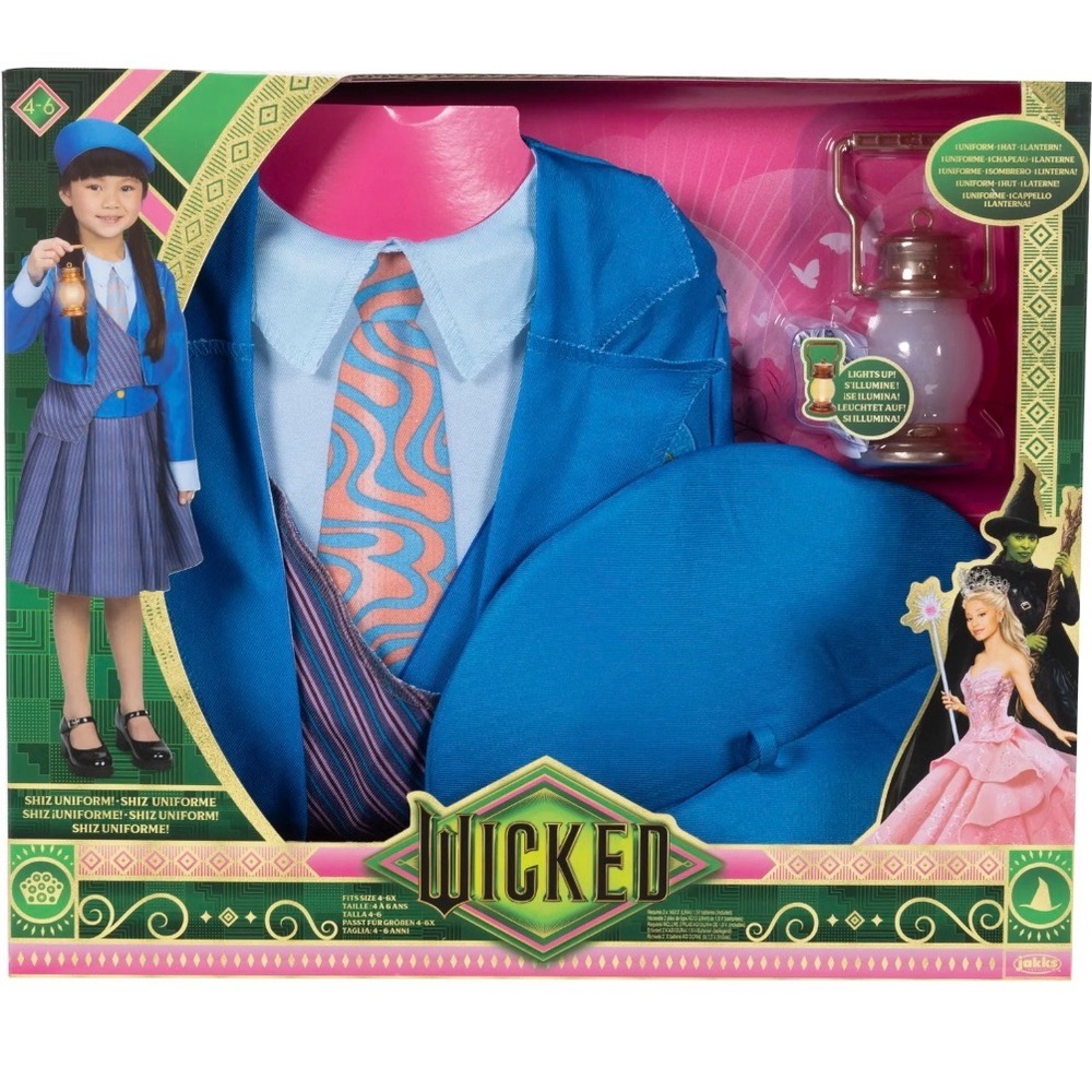 Wicked Deluxe Shiz University Uniform & Accessories Girl Child Dress - Picture 8 of 9